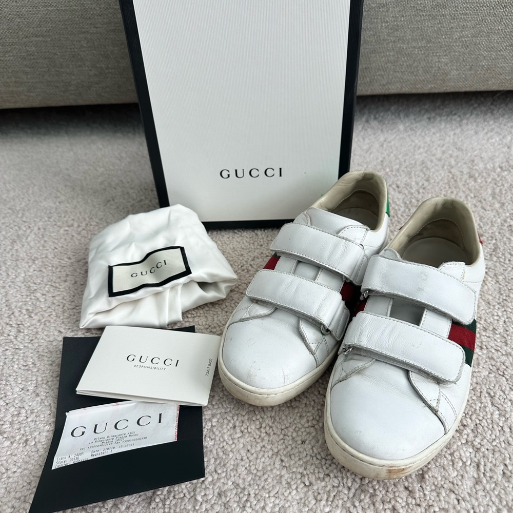 Gucci Ace White Sneakers size 35